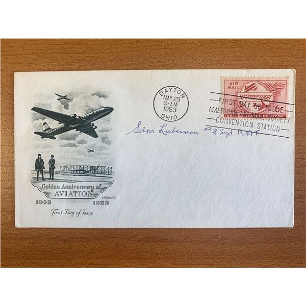 Sam Lieberman signed first day cover