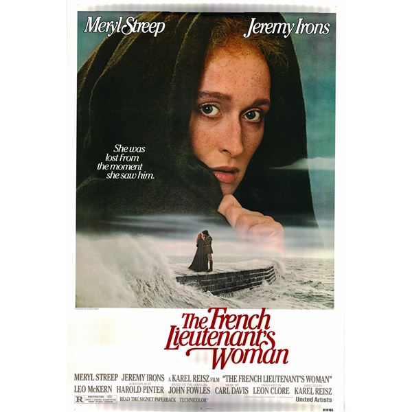 The French Lieutenant's Woman original 1981 vintage one sheet movie poster