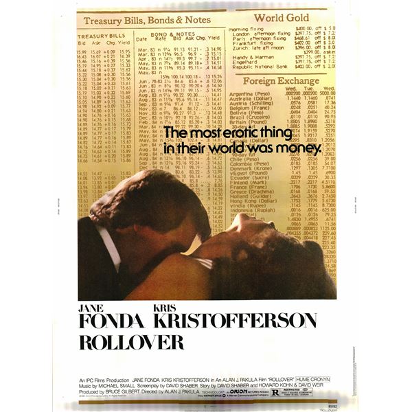 Rollover original 1981 vintage one sheet movie poster