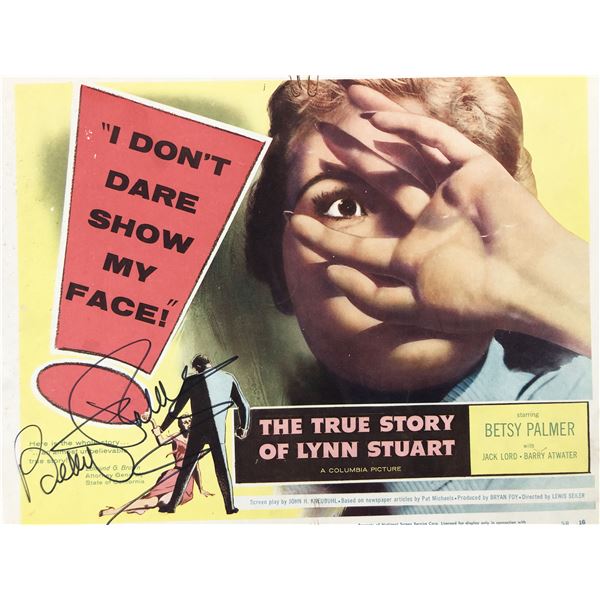 The True Story of Lynn Stuart signed lobby card