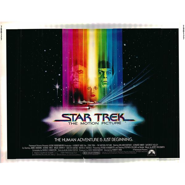 Star Trek original 1979 vintage one sheet movie poster