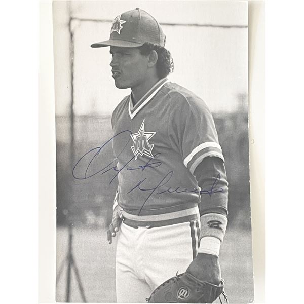 Seattle Mariners Orlando Mercado signed photo