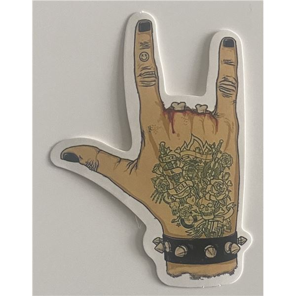 Rock & Roll hand sticker