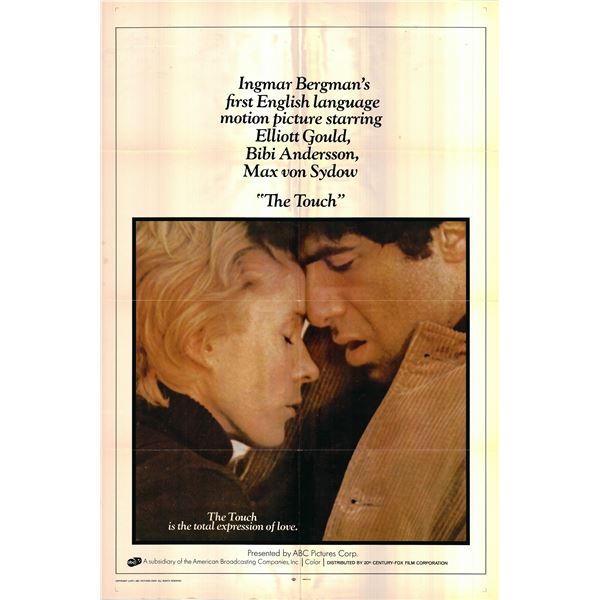 The Touch original 1971 vintage movie poster