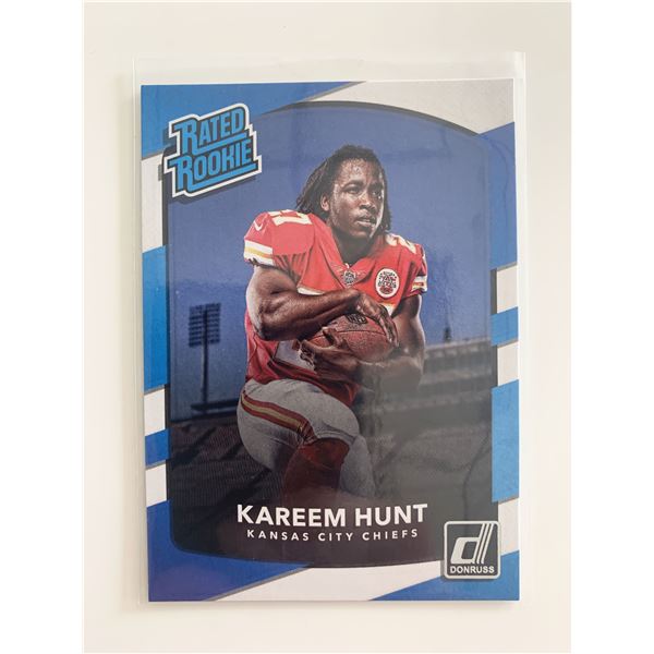 2017 PANINI DONRUSS FOOTBALL #332 KAREEN HUNT CARD