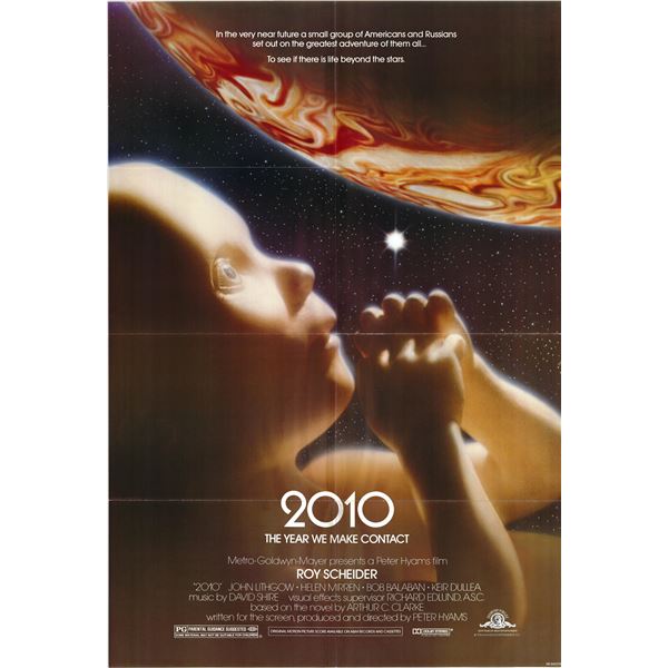2010: The Year We Make Contact original 1984 vintage movie poster