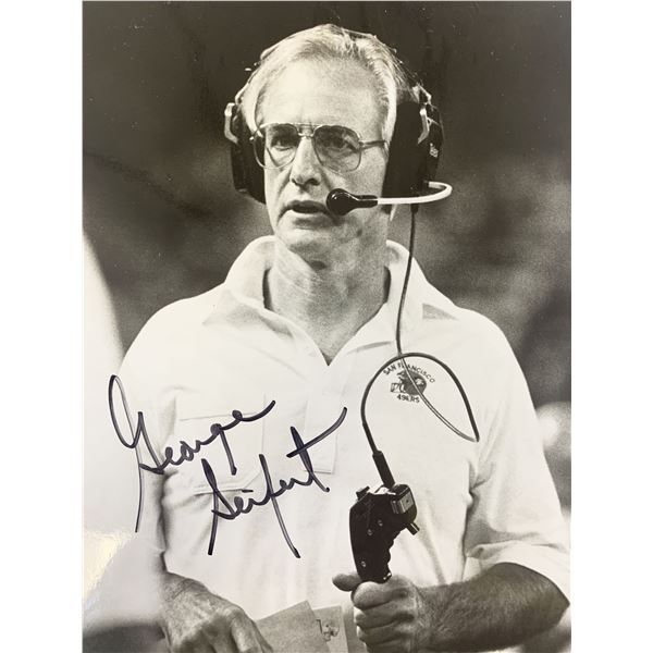 SF 49ers George Seifert Signed Photo