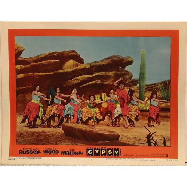 Gypsy original 1962 vintage lobby card
