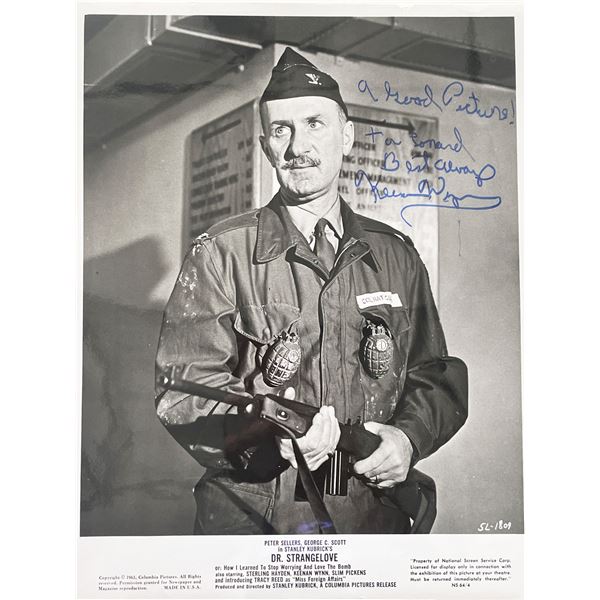 Dr. Strangelove Keenan Wynn signed movie photo