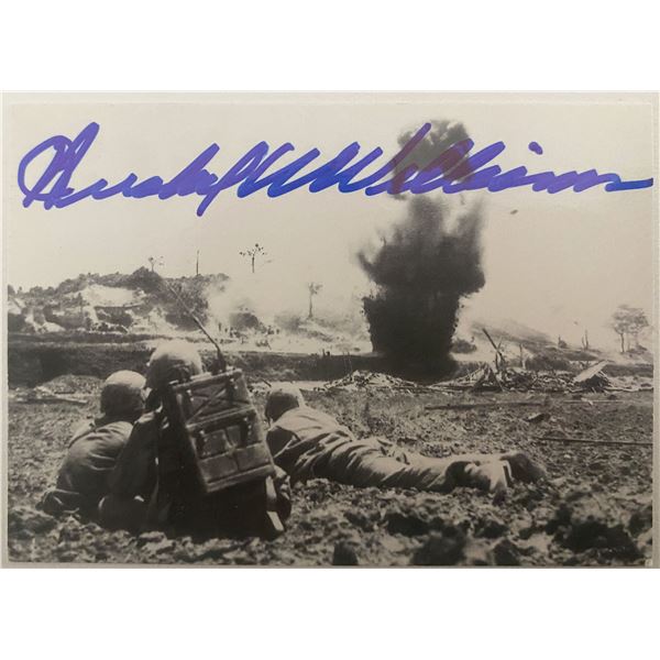 Hershel W Williams signed collector's card