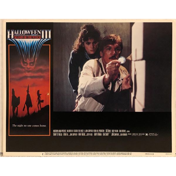 Halloween III original 1982 vintage lobby card