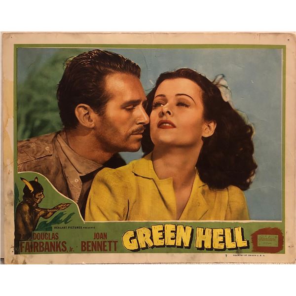 Green Hell original 1948R vintage lobby card
