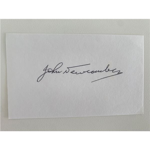 Australian Tennis Star John Newcombe original signature