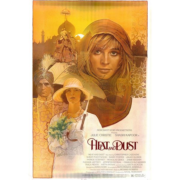 Heat and Dust original 1983 vintage one sheet movie poster