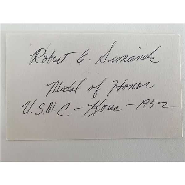 Robert E. Simanek original signature