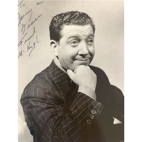 Frank McHugh signed photo