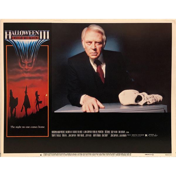 Halloween III original 1982 vintage lobby card