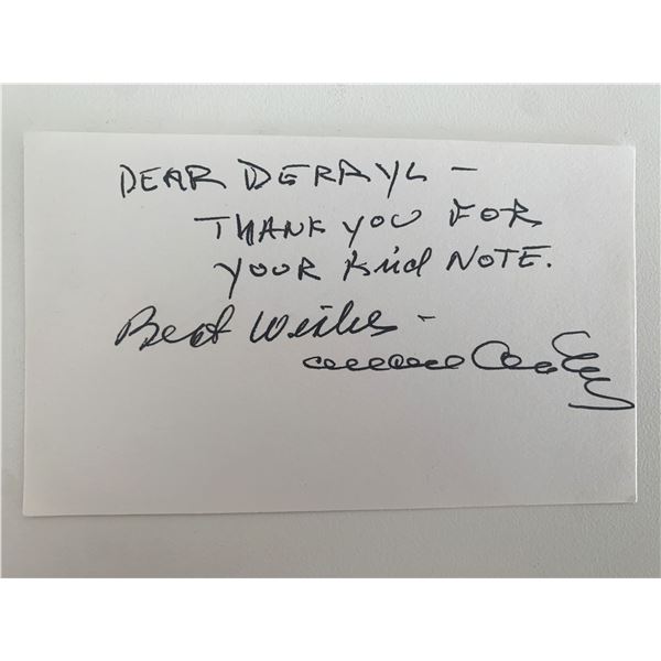 M.A.S.H. Allan Arbus original signature