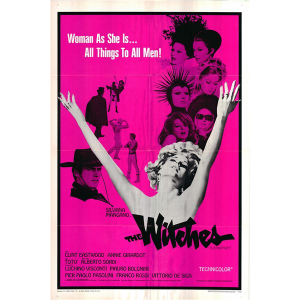 The Witches original 1967 vintage movie poster