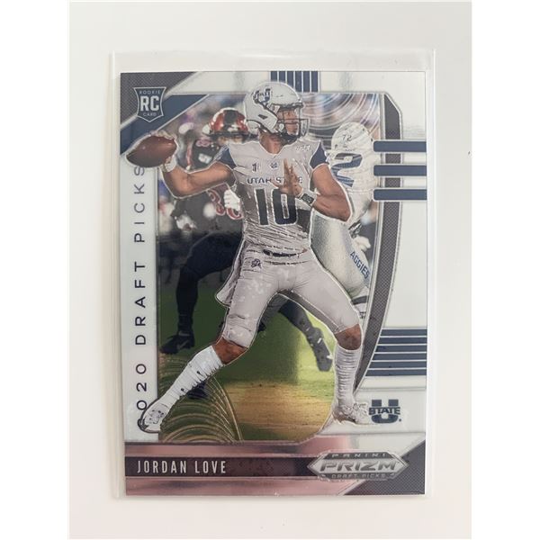 2020 PANINI PRIZM DRAFT PICKS #148 JORDAN LOVE CARD
