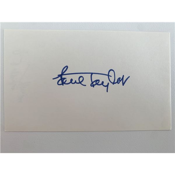 Paul Taylor signed cut