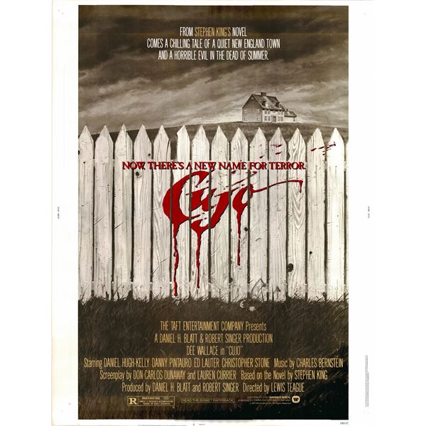 Cujo original 1983 vintage one sheet movie poster