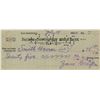 Image 1 : Zane Grey signed check