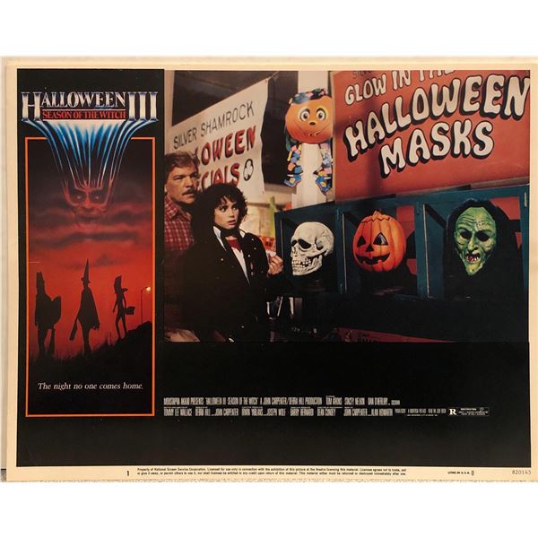 Halloween III original 1982 vintage lobby card