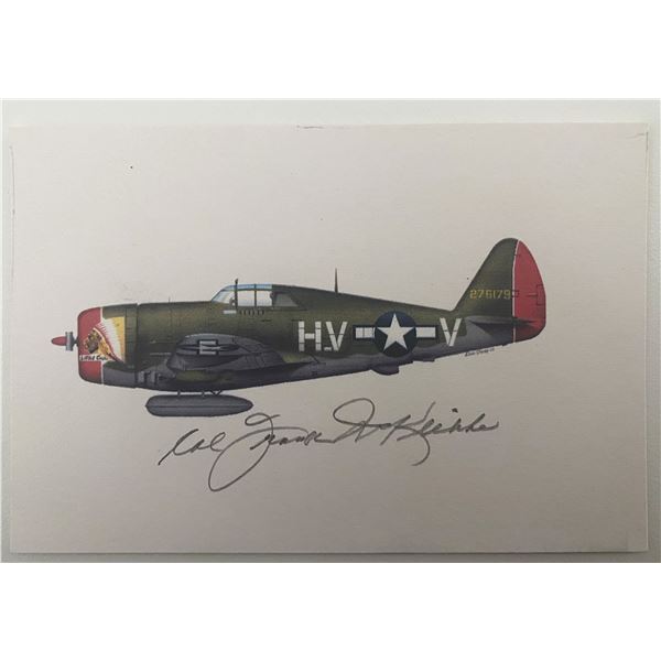 WW2 Military USAF Colonel Frank W. Klibbe original signature cut