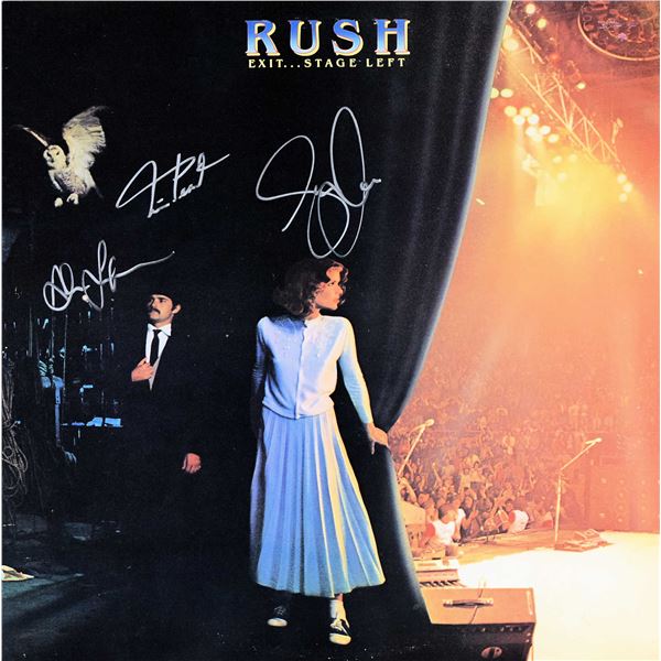Rush signed Exit…Stage Left album