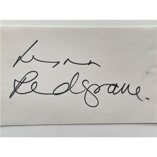 Lynn Redgrave original signature cut