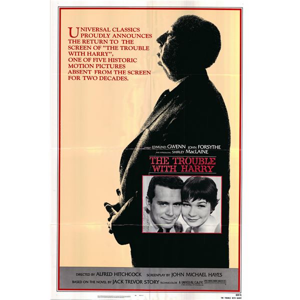 The Trouble With Harry original 1983R vintage movie poster