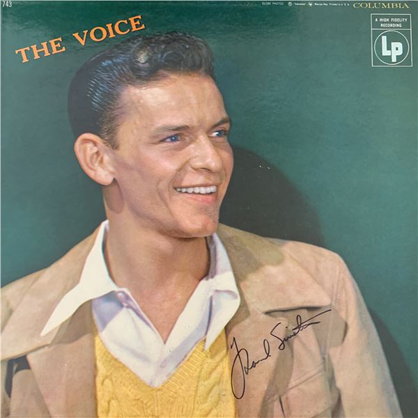 Frank Sinatra The Voice Signed Album