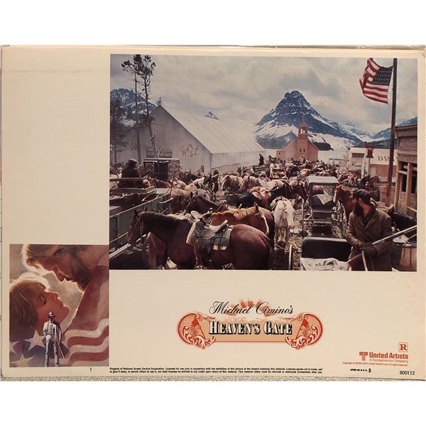 Heaven's Gate original 1980 vintage lobby card