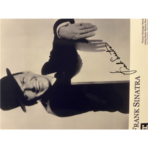 Frank Sinatra signed photo