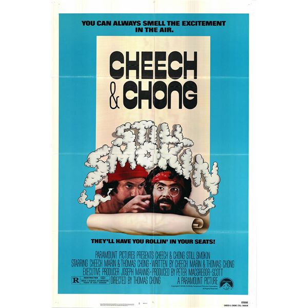 Still Smokin original 1983 vintage one sheet poster