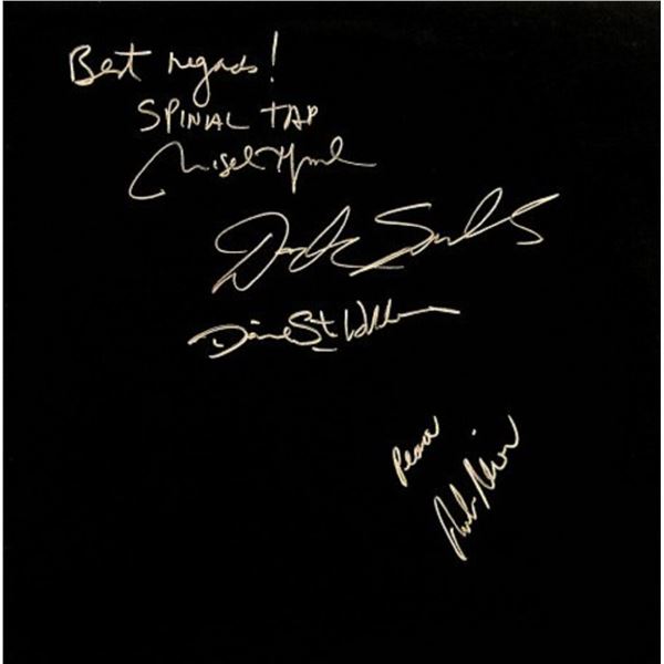 Spinal Tap signed "This is Spinal Tap" soundtrack GFA authenticated