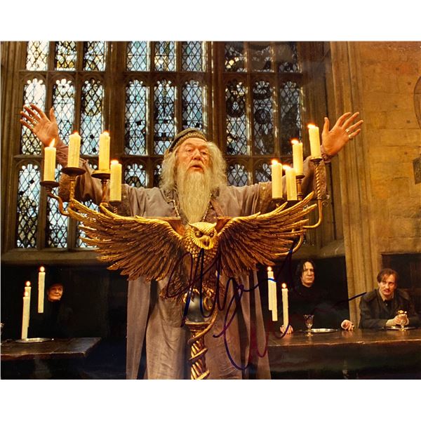 Harry Potter's Dumbledor Sir Michael John Gambon signed photo
