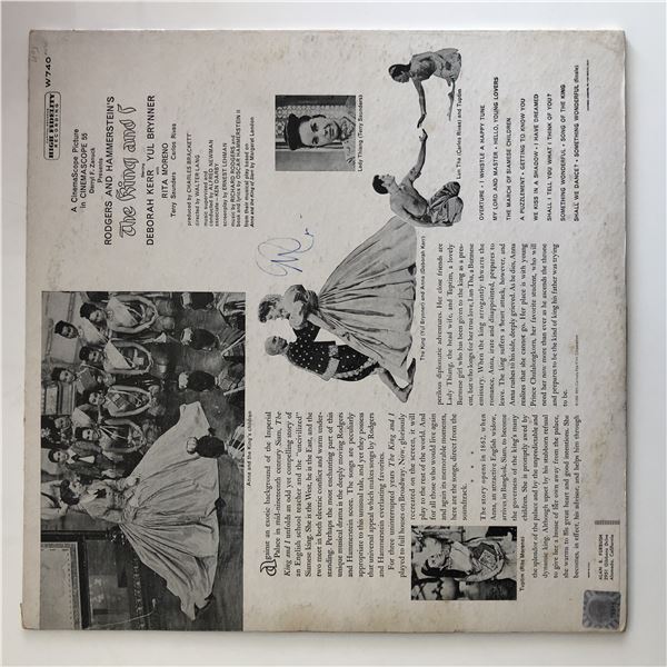 Yul Brynner The King and I signed Sound Track