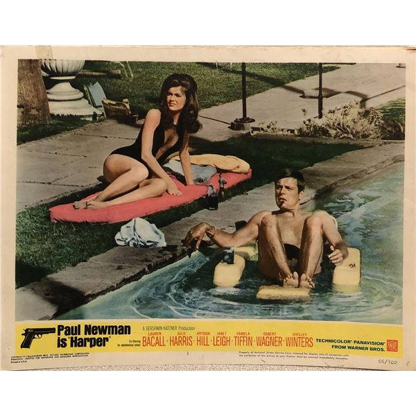 Harper original 1966 vintage lobby card