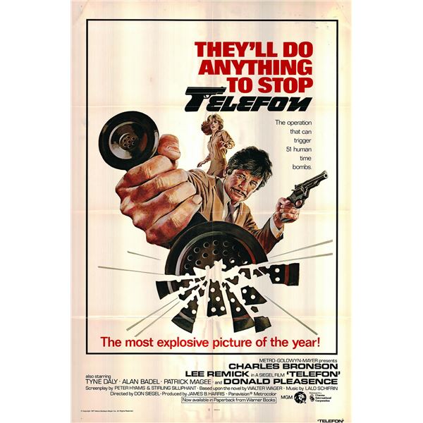 Telefon original 1977 vintage one sheet movie poster