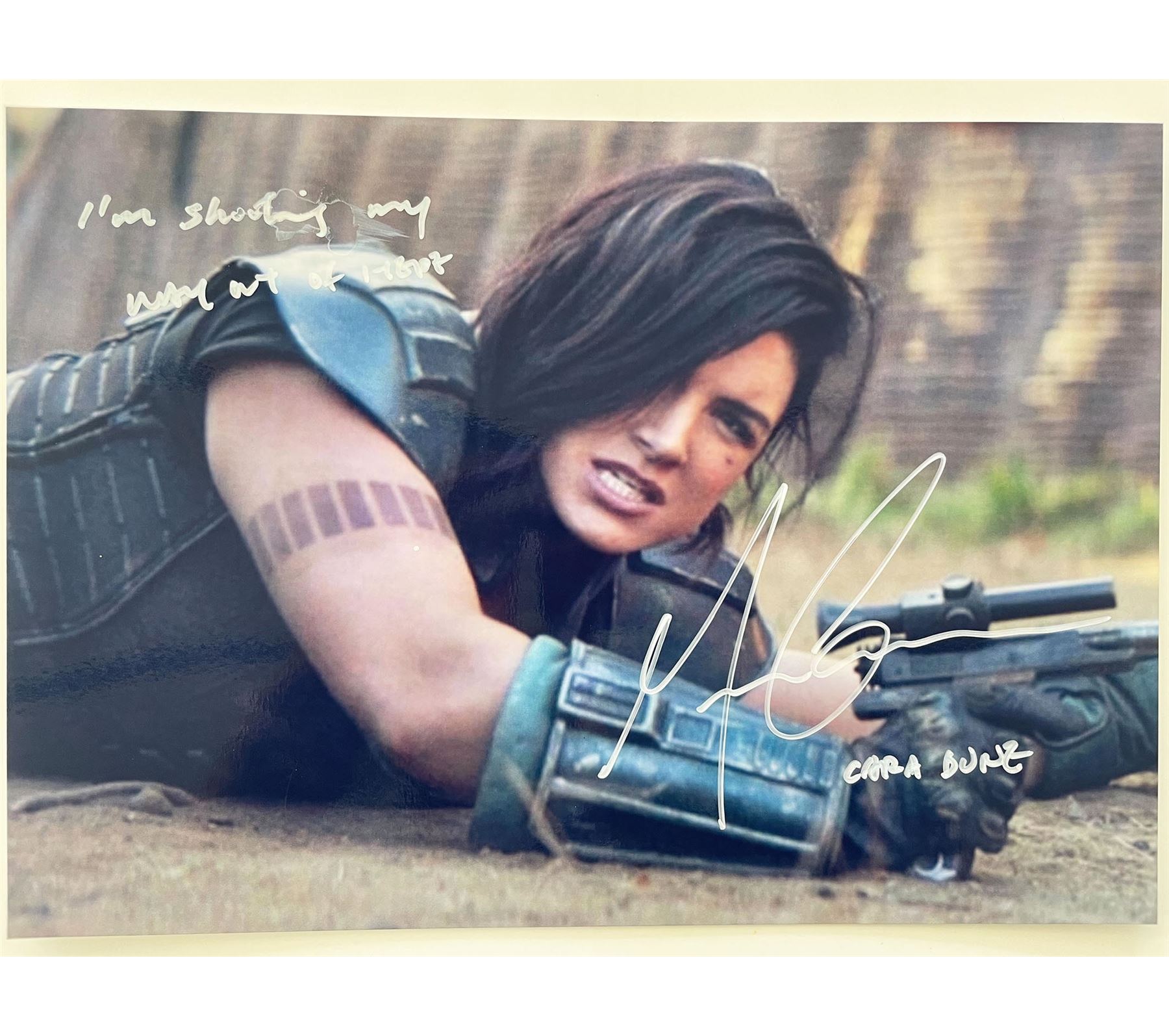 PHOTO UFC SIGNÉE GINA CARANO - TIRAGE 30X20 NEUF