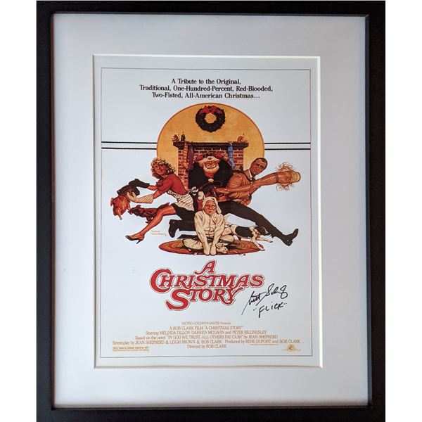 A Christmas Story Scott Schwartz signed mini poster