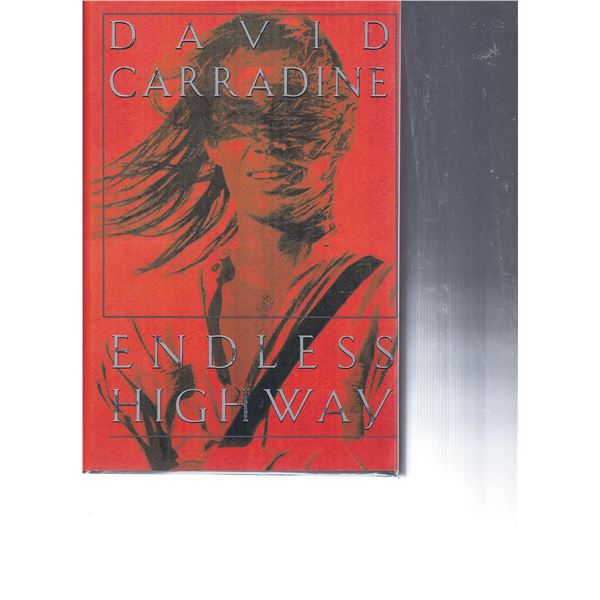 David Carradine signed book