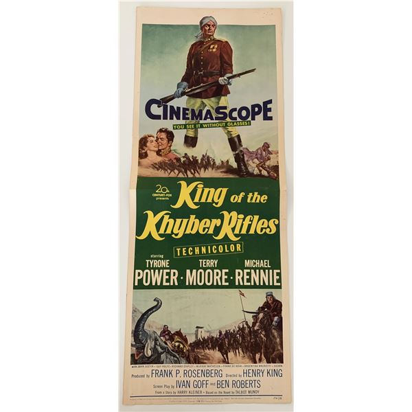 King of the Khyber Rifles vintage movie poster