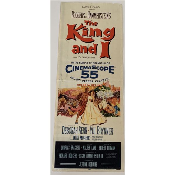 The King and I vintage movie poster