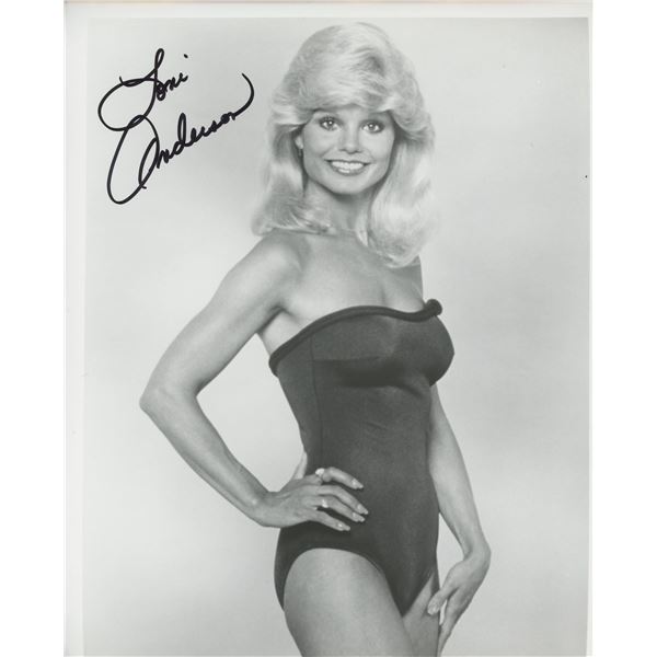 Loni Anderson signed photo