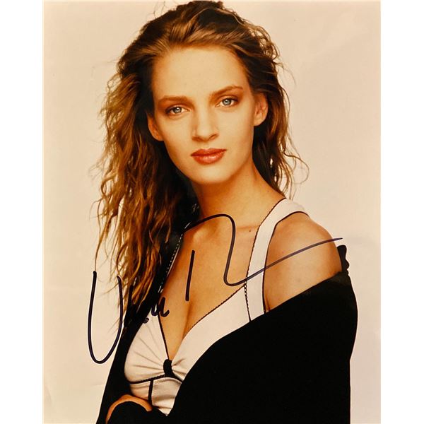 Uma Thurman signed photo