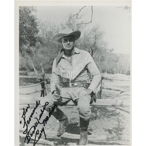 Guy Madison signed photo