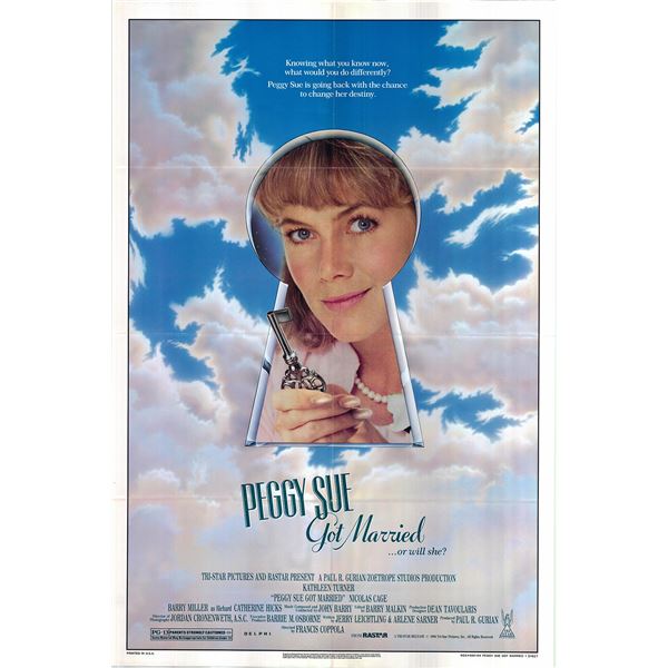 Peggy Sue Got Married original 1986 vintage movie poster